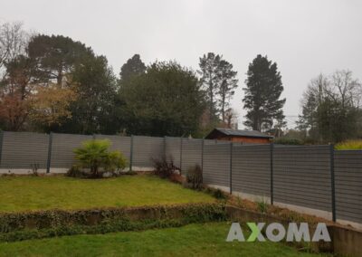 Clôture rigide composite OCEWOOD gris anthracite Orvault