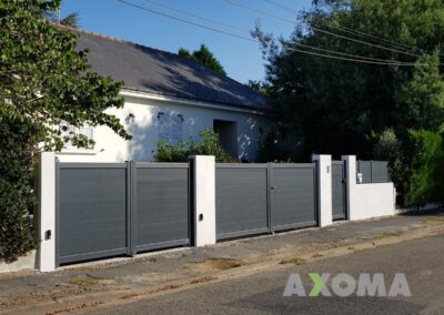 Installation portail 2 vantaux KARANTAN moteur FAAC Energy kit Nantes par votre artisan du 44
