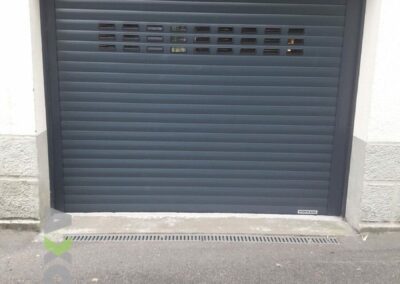 Garage enroulement lames vitrées HORMANN ROLLMATIC alu Saint-Philbert-de-Grand-Lieu