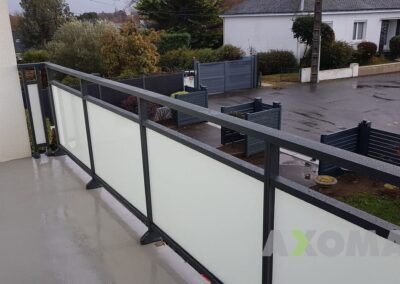 Garde corps vitrée MEL KOSTUM Nantes réalisation sur mesure