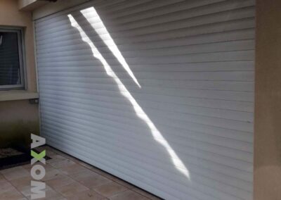 Garage enroulable HORMANN ROLLMATIC blanche Rezé réalisation sur mesure 44