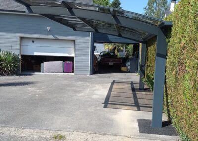 Pose carport NOVOFERM OXYGEN aluminium à Basse-Goulaine 44