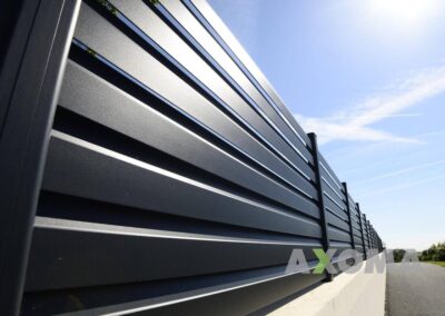 Clôture anti tempête aluminium lame brise vue LITENN KOSTUM La Bernerie-en-Retz